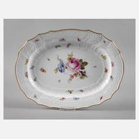 Meissen große Bratenplatte mit Insektenmalerei111