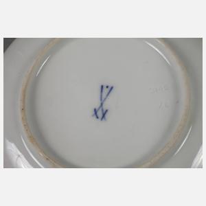 Meissen fünf Tassen Vogelmalerei