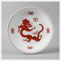 Meissen Wandteller "Roter Drache"111
