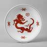 Meissen Wandteller "Roter Drache"