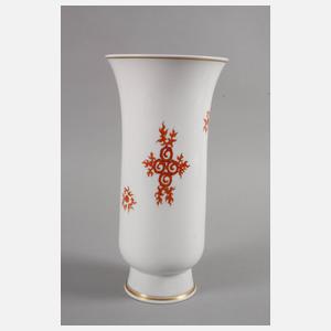 Meissen große Vase Roter Drache