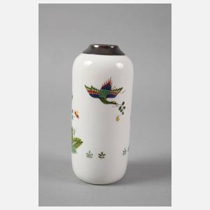 Meissen Vase mit Silbermontierung