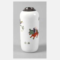 Meissen Vase mit Silbermontierung111
