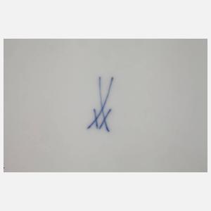 Meissen Markenteller und Zuckerdose