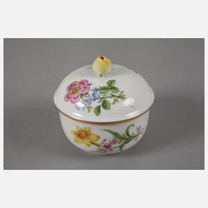 Meissen Markenteller und Zuckerdose