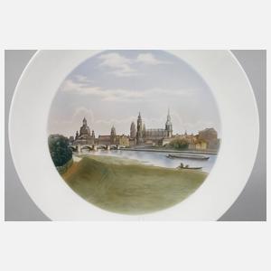 Meissen Ansichtenteller "Dresden"