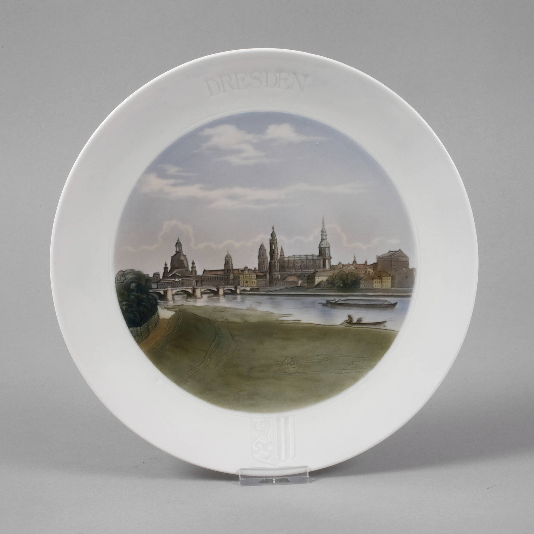 Meissen Ansichtenteller "Dresden"