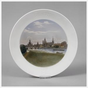 Meissen Ansichtenteller "Dresden"