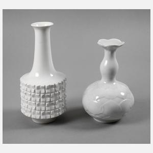 Meissen zwei moderne Vasen