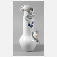 Metzler & Ortloff Vase mit Vogelbesatz111