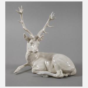 Nymphenburg "Hirsch, liegend"