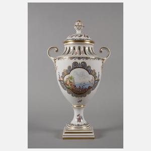 Potschappel Potpourri-Deckelvase