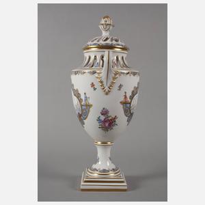 Potschappel Potpourri-Deckelvase