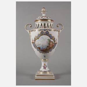 Potschappel Potpourri-Deckelvase