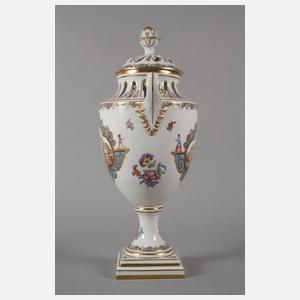 Potschappel Potpourri-Deckelvase