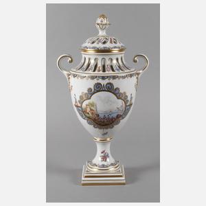 Potschappel Potpourri-Deckelvase