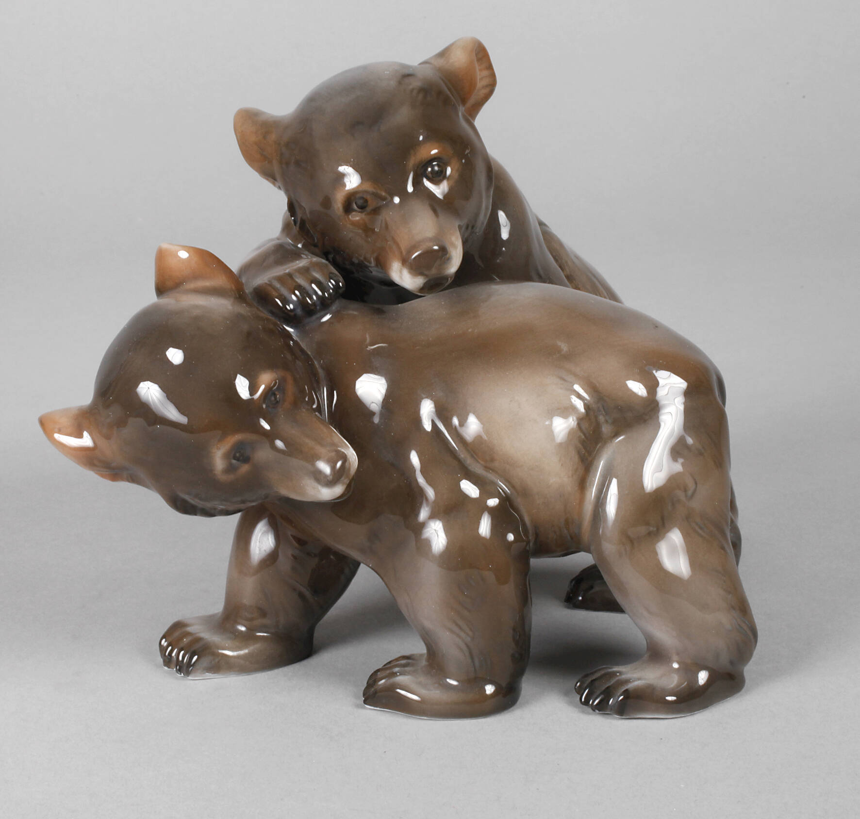 Rosenthal spielende Jungbären