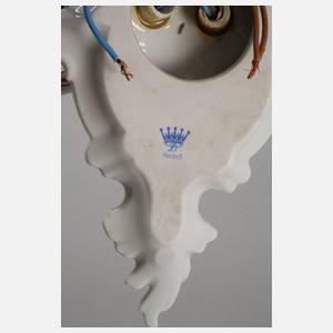 Paar figürliche Wandleuchter