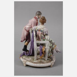 Stulz Straßburg Liebespaar auf Parkbank