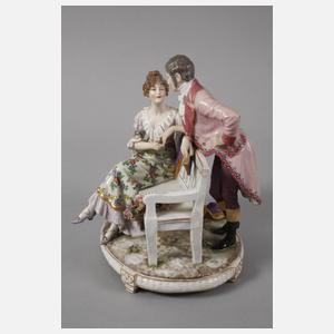 Stulz Straßburg Liebespaar auf Parkbank