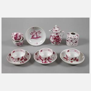 Tettau Konvolut Purpurmalerei