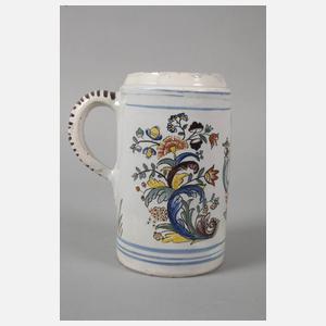 Fayence-Walzenkrug Erfurt