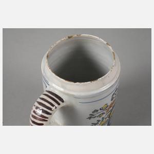 Fayence-Walzenkrug Erfurt