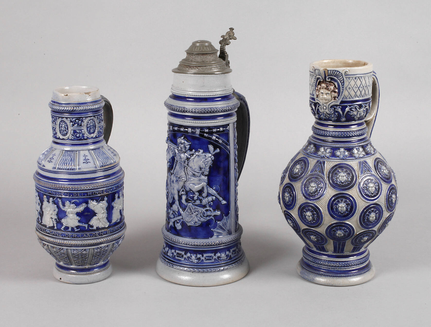 Drei Ritzkrüge Historismus