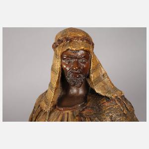 Goldscheider Wien Ägyptischer Krieger