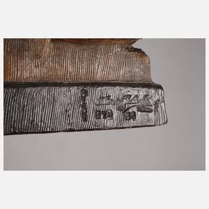 Goldscheider Wien Ägyptischer Krieger