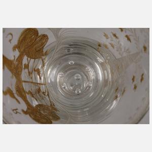Barockes Kelchglas mit dem Wappen der Familie Reuß
