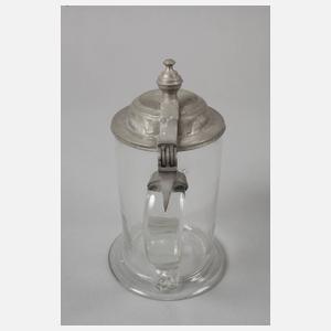 Glaswalzenkrug Biedermeier