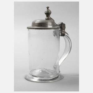 Glaswalzenkrug Biedermeier