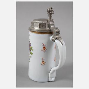 Milchglaskrug Biedermeier