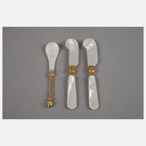 Saint-Louis Kaviarschale mit Besteck