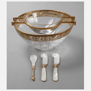 Saint-Louis Kaviarschale mit Besteck