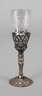 Montiertes Schnapsglas wohl Lobmeyr Wien