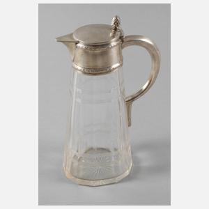 Karaffe mit Silbermontierung