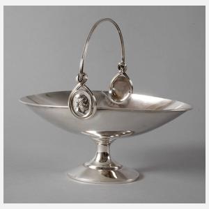 Henkelschale Silber USA