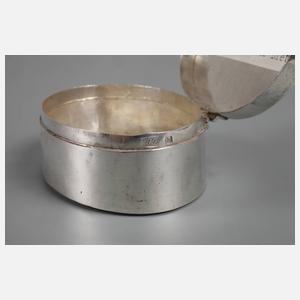 Biedermeier Silberdose Offenbach