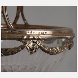 Silber Zucker-/Sahneset