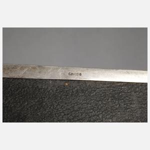 Kleiner Humidor mit Silbermontierung