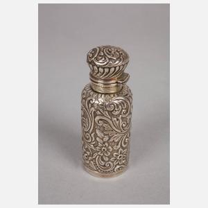 Zwei ausgefallene Flakons Silber