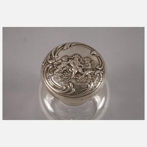 Zwei Flakons mit Silbermontierung