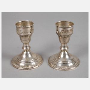 Paar Silberleuchter "Crown Sterling"