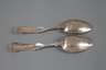Silber Paar Vorlegelöffel Holland