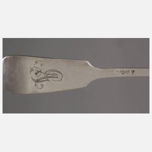 Silberbesteck für sechs Personen