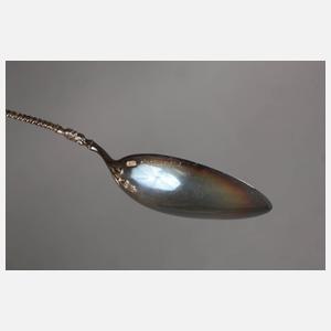 Silber Mokkalöffel Gündel Leipzig