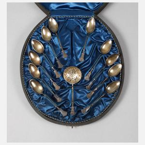 Silber Mokkalöffel Gündel Leipzig