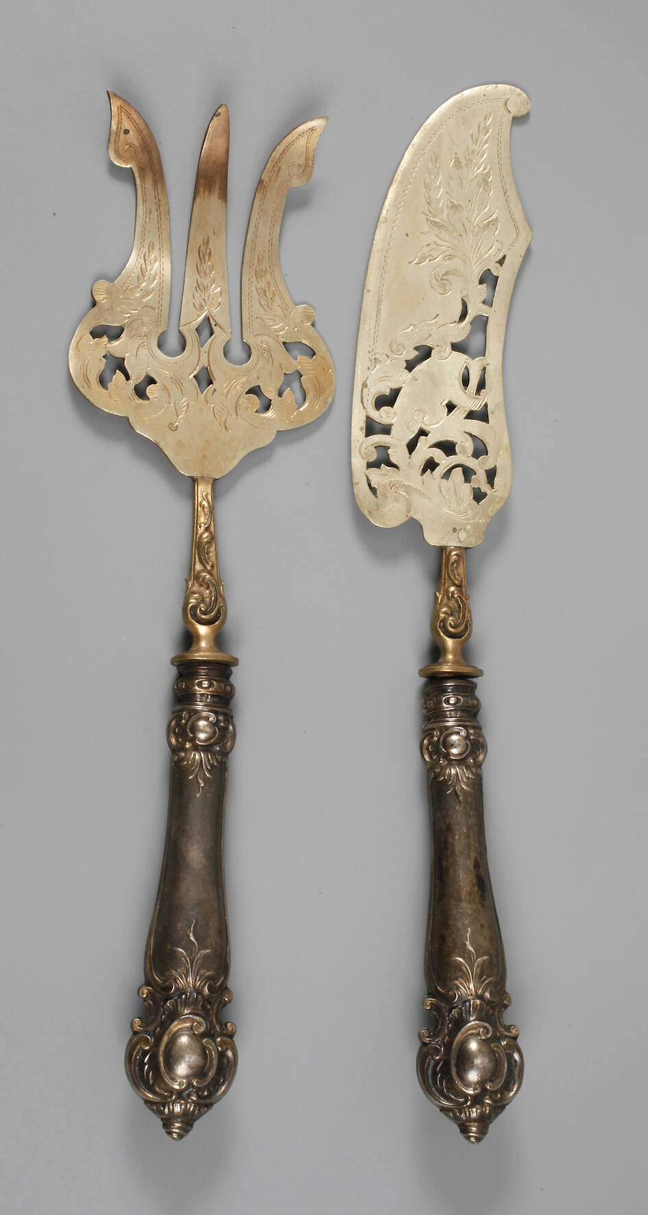 Silber Historismus-Vorlegebesteck